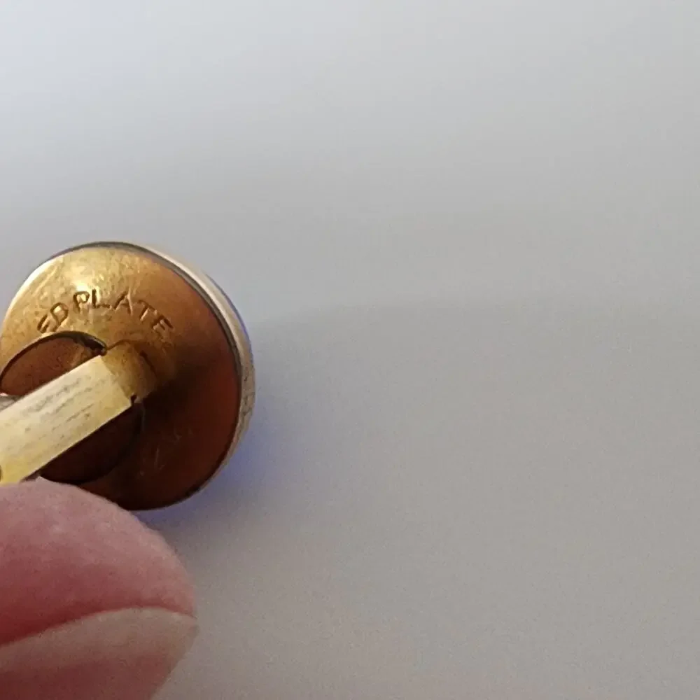 Vintage Correct‎ D&B blue stone gold tone cufflinks